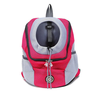 Portable Breathable Cat & Dog Travel Backpack - Adjustable Pet Carrier for Walking