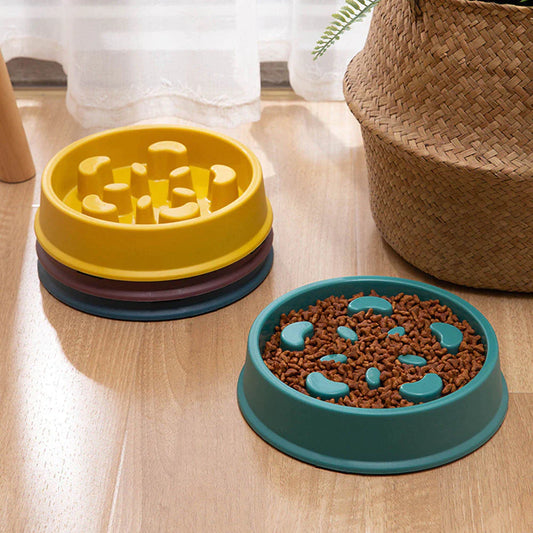 Non-Slip Feeder Bowl - Choke-Proof Pet Bowl for all animals