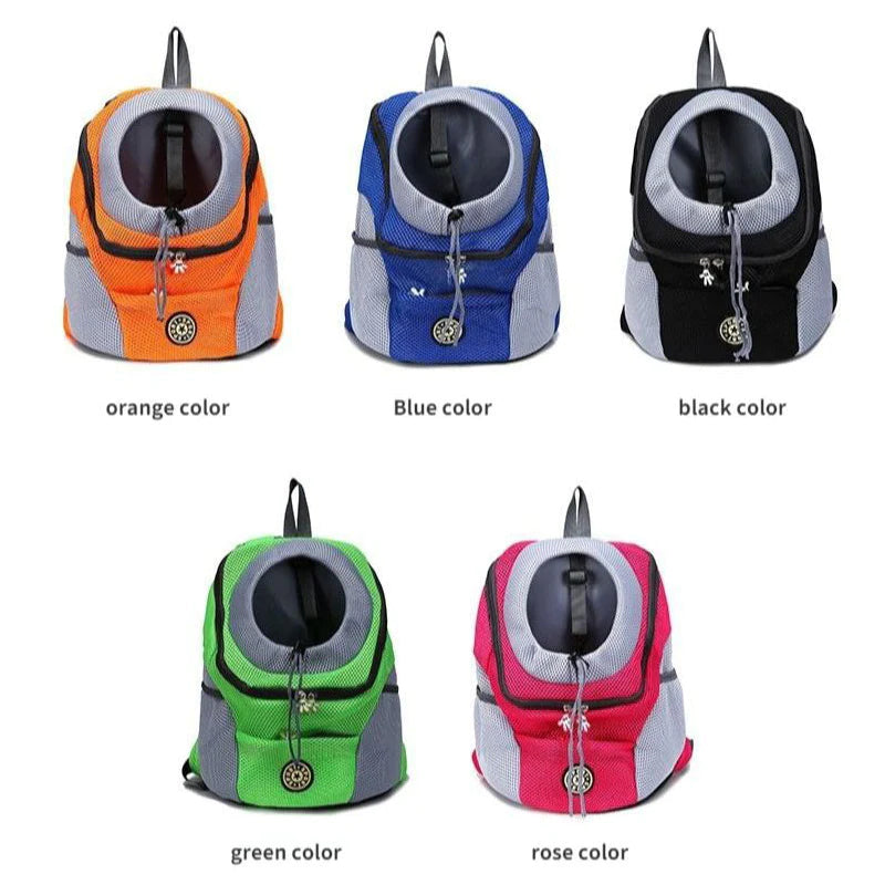 Portable Breathable Cat & Dog Travel Backpack - Adjustable Pet Carrier for Walking