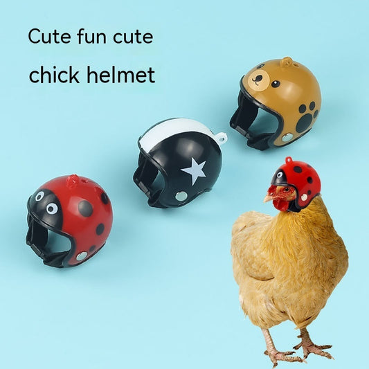 Creative Chicken Helmet Protection Supplies